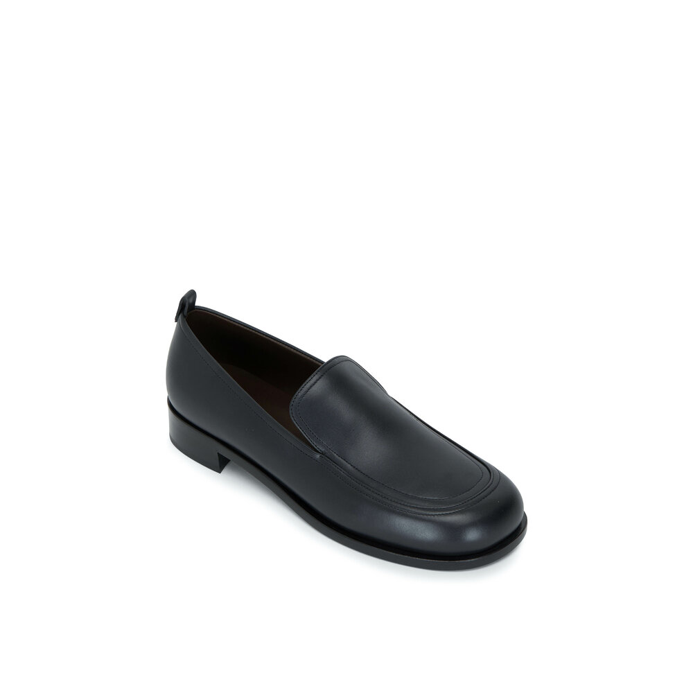 THE ROW ザ ロウ PENNY LOAFER ペニーローファー ブラック THE ROW ザ ロウ PENNY LOAFER ペニーローファー ブラック 35.5