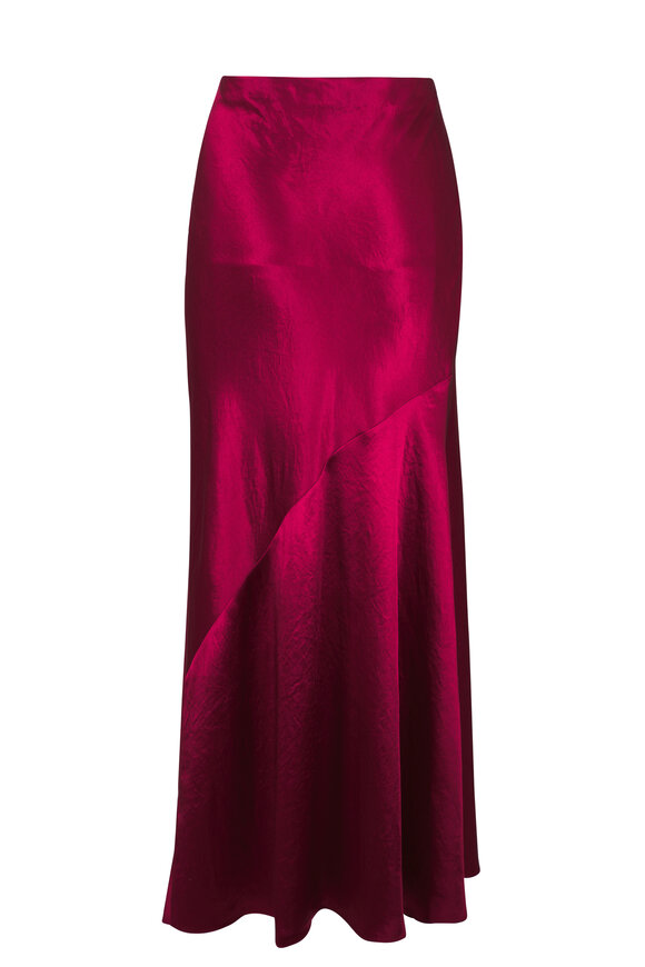 Vince - Ruby Ink Satin Maxi Skirt