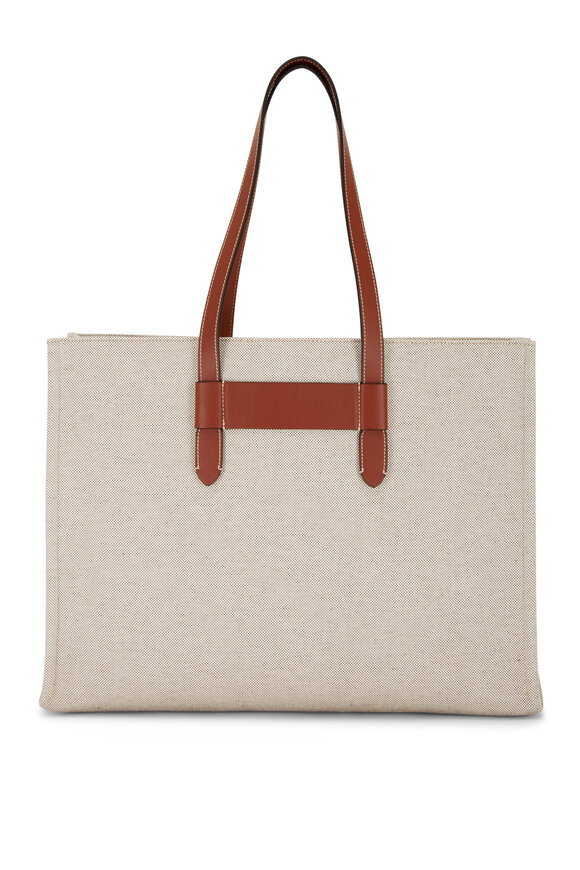 Chloé - Corita Kent Sepia Brown Embroidered Large Tote