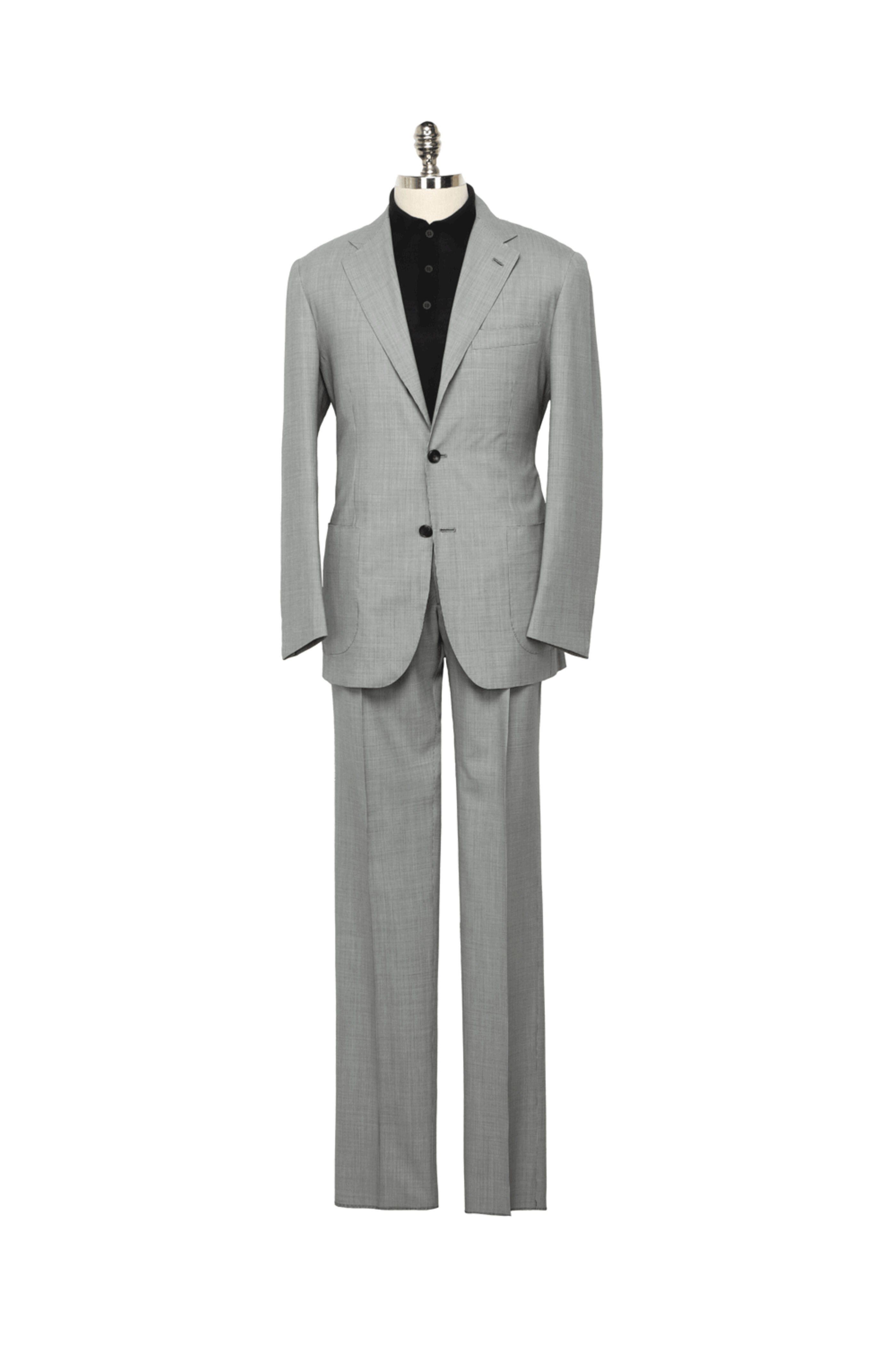 KNT - Black & White Micro Houndstooth Suit