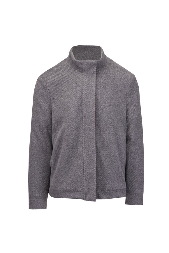 Colombo Lucecca Cashmere Baseball Jacket - view 1