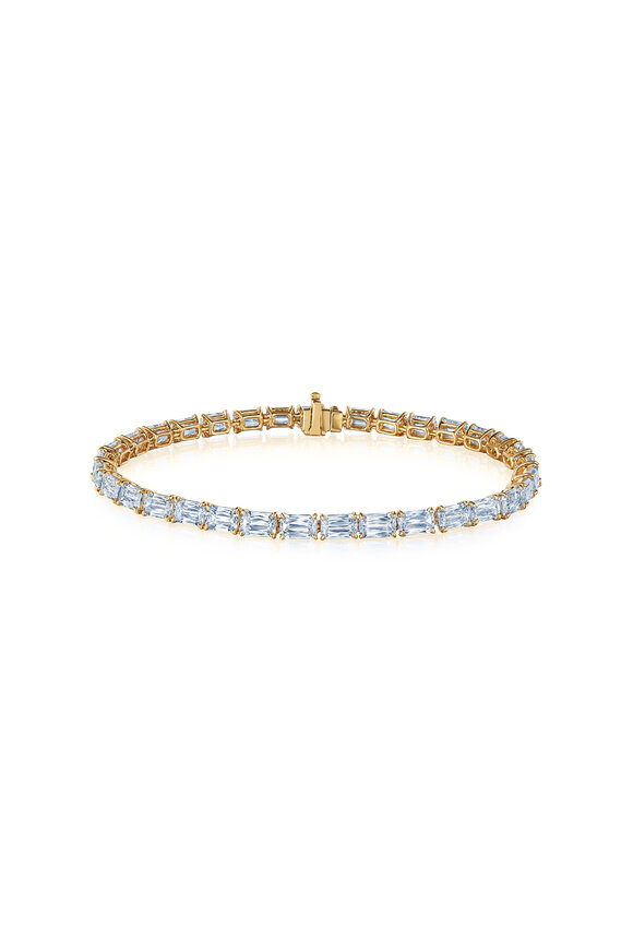 Kwiat 18k Two Tone Ashoka Diamond Bracelet