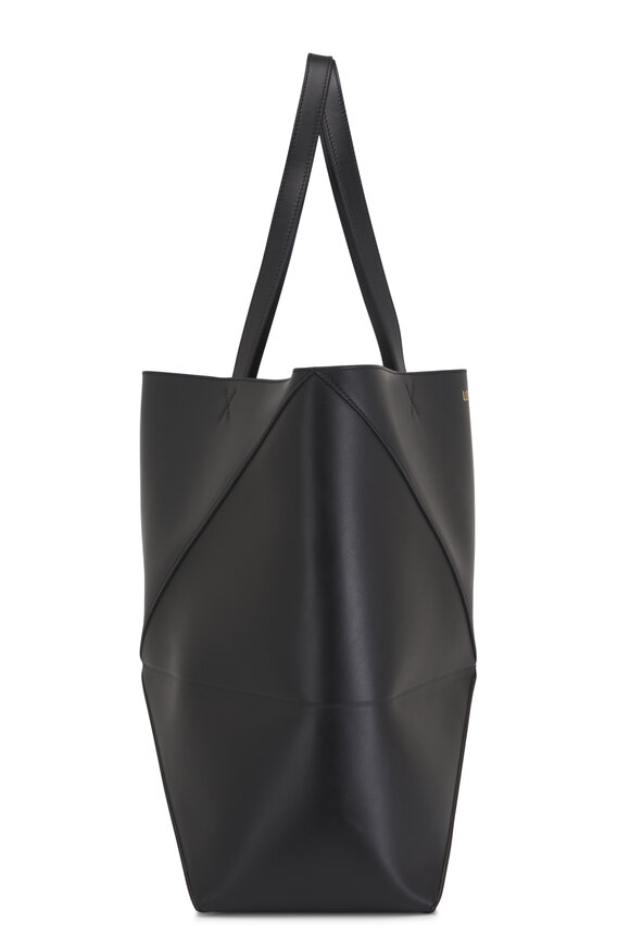 Loewe - XL Puzzle Fold Black Leather Tote