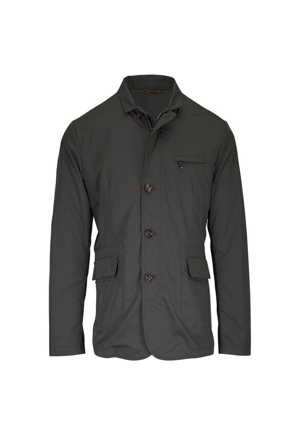Moorer Forest Green Down Jacket