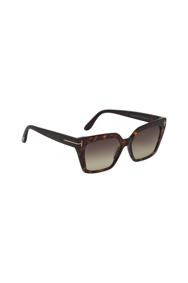 Tom Ford Eyewear - Claudia Black Square Frame Sunglasses display picture 1