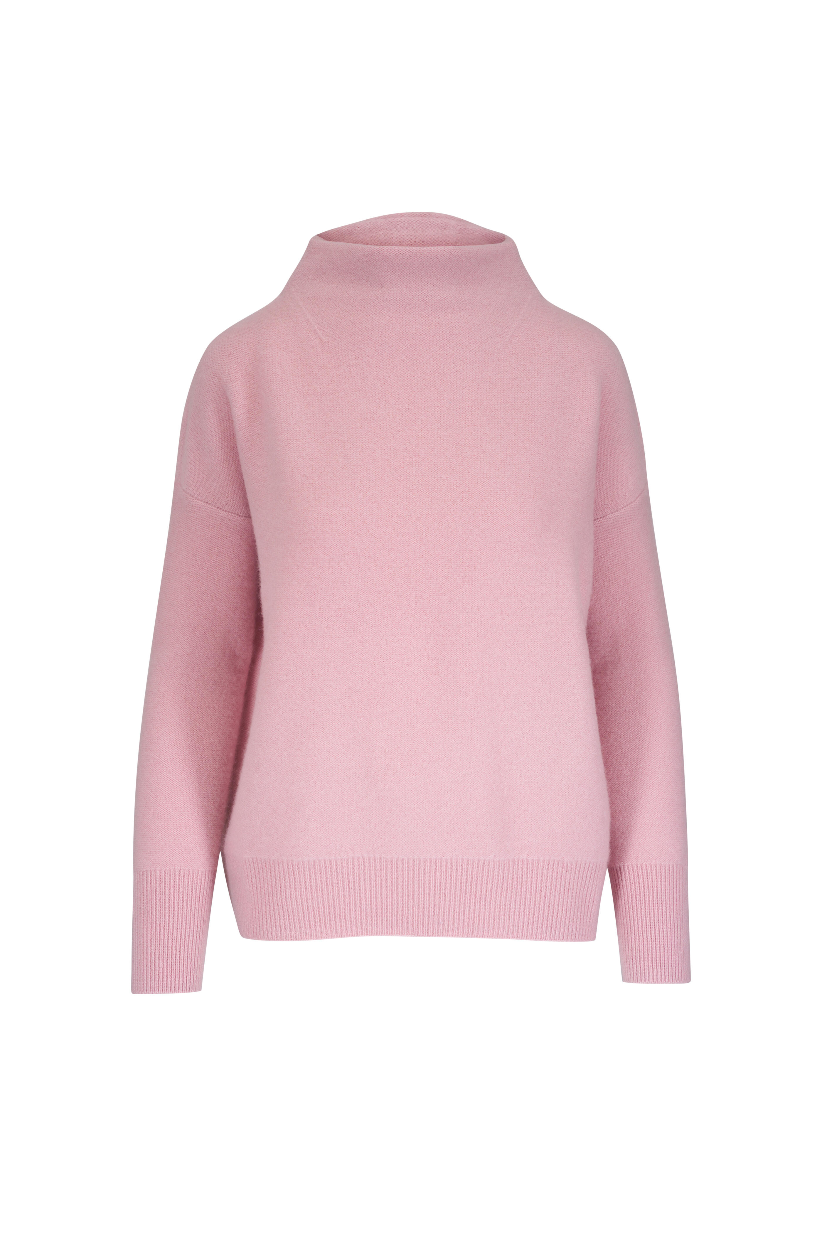 Vince - Balletto Plush Cashmere Funnel Neck Sweater