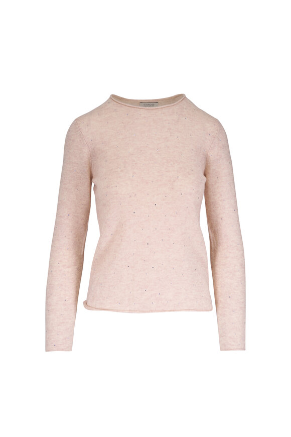 Kinross Cameo Crystal Cashmere Sweater