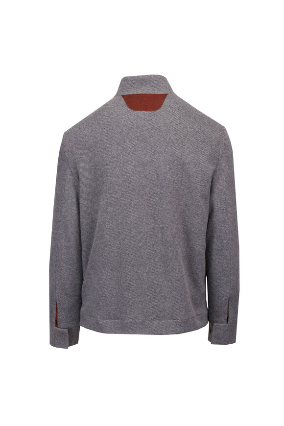 Colombo Lucecca Cashmere Baseball Jacket - view 2