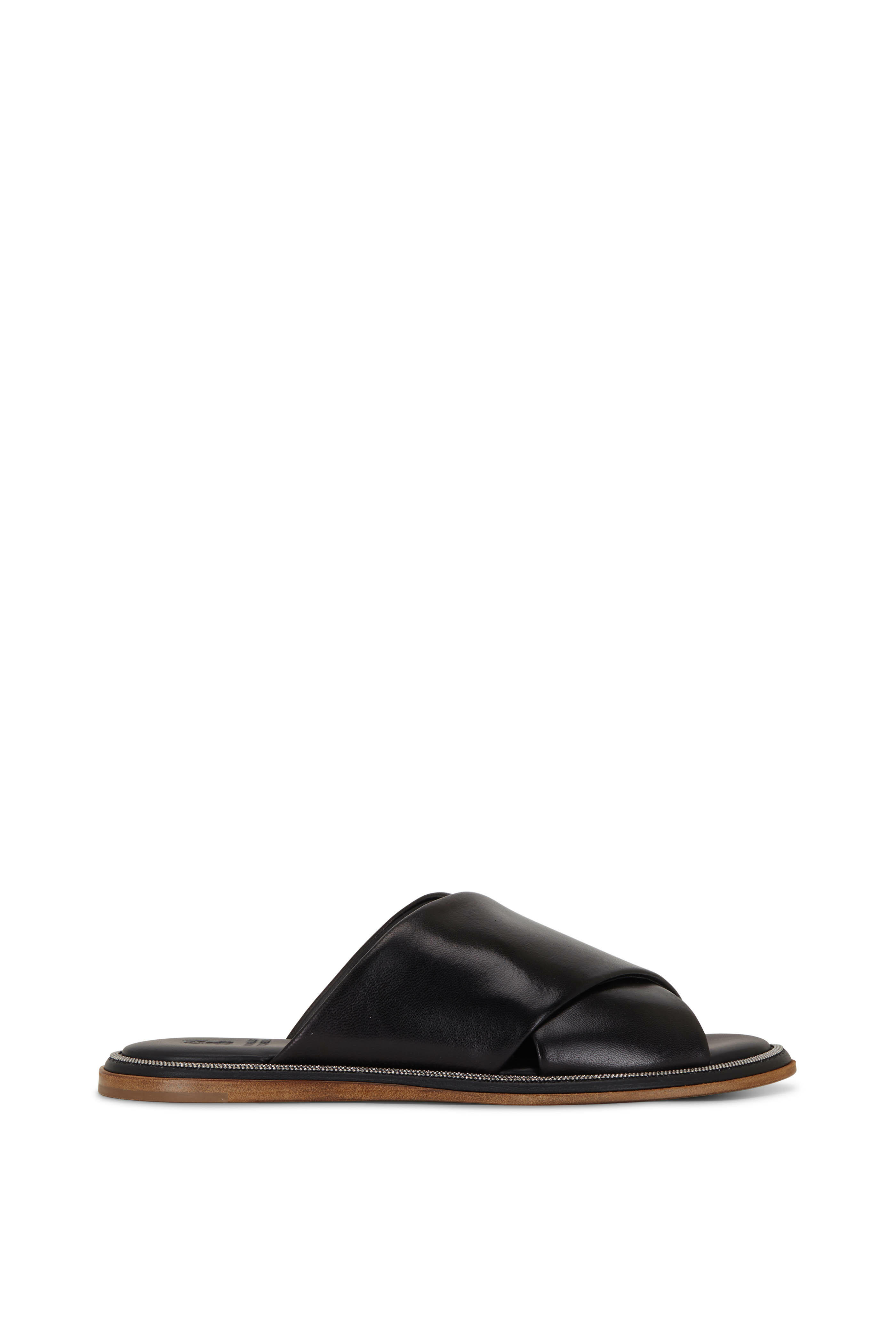 サンダル・ミュール BRUNELLO CUCINELLI MZSFC2892 C5859 Sandals Brunello Cucinelli Square toe sandals for Women - Beige in