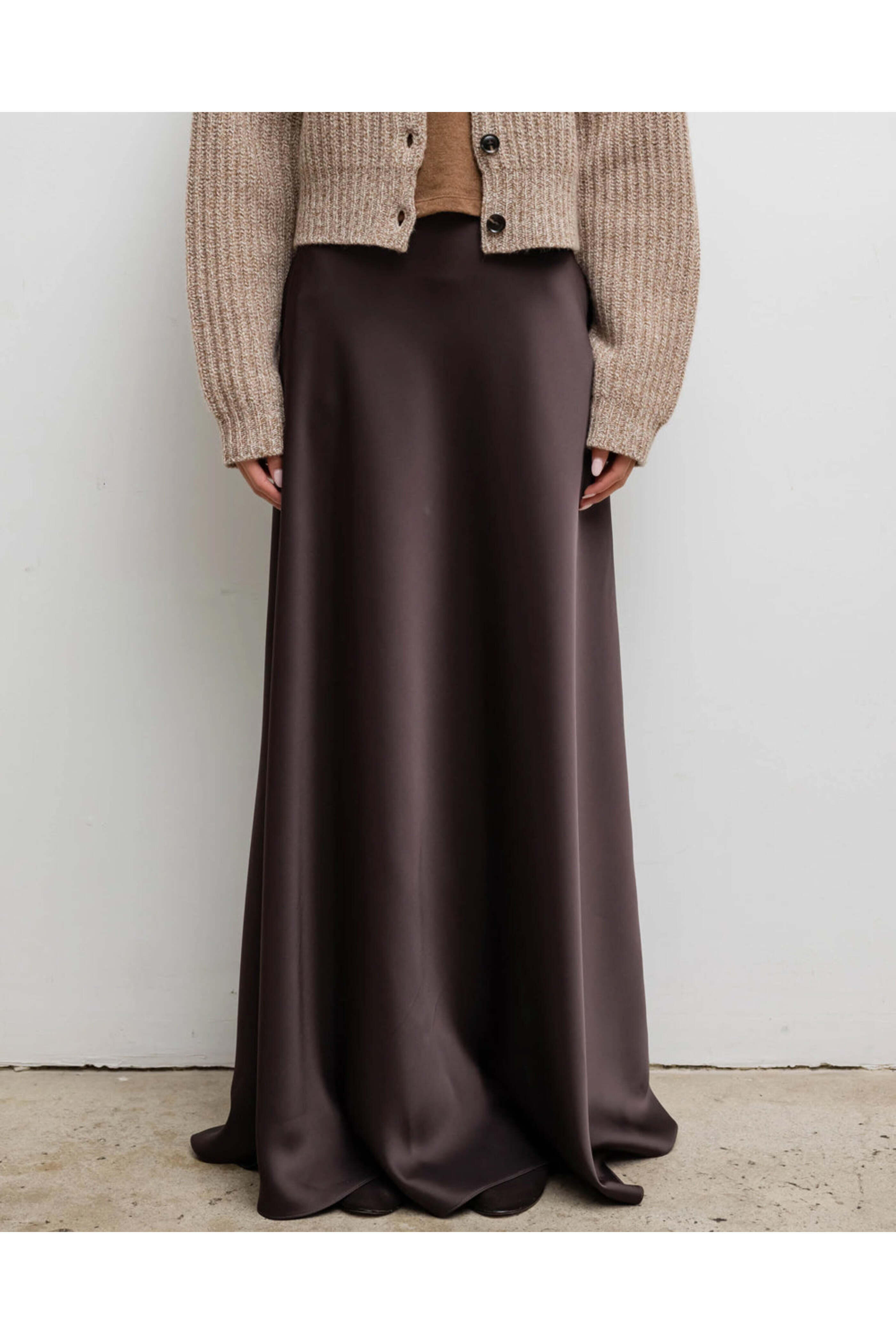 Leset - Chocolate Barb Maxi Skirt