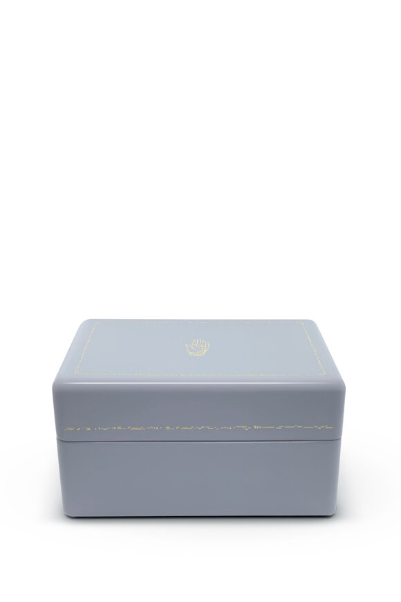 Trove Classic Evening Blue Mini Trunk Jewelry Box