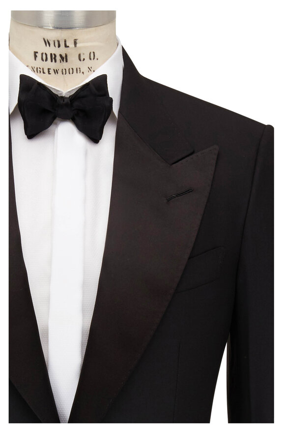 Tom Ford - Black Stretch Wool Tuxedo