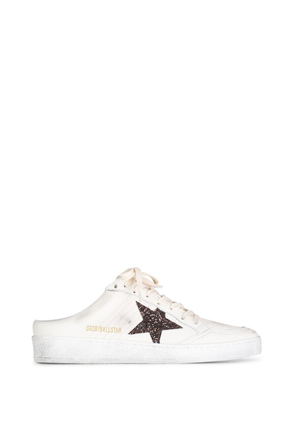 Golden Goose - Ballstar Sabot Optic White Leather Sneaker