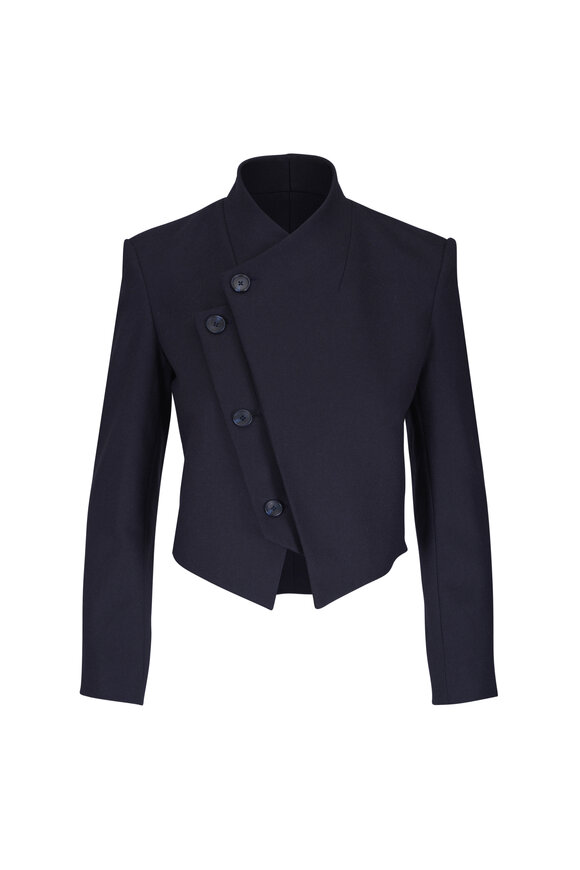 TWP Oli Midnight Wool & Cashmere Flannel Jacket - view 1