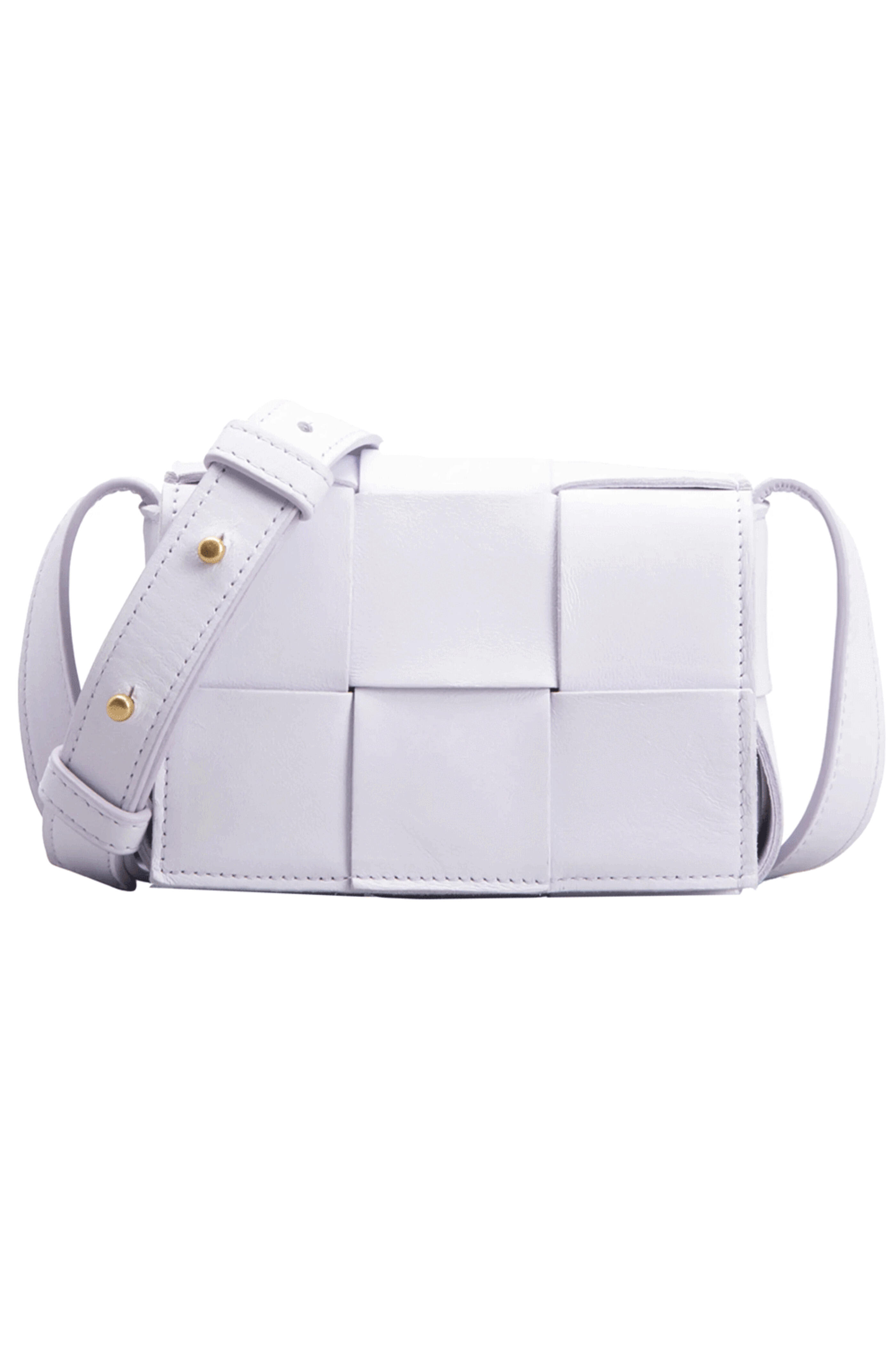 Bottega Veneta - Mini Cassette Crossbody in White