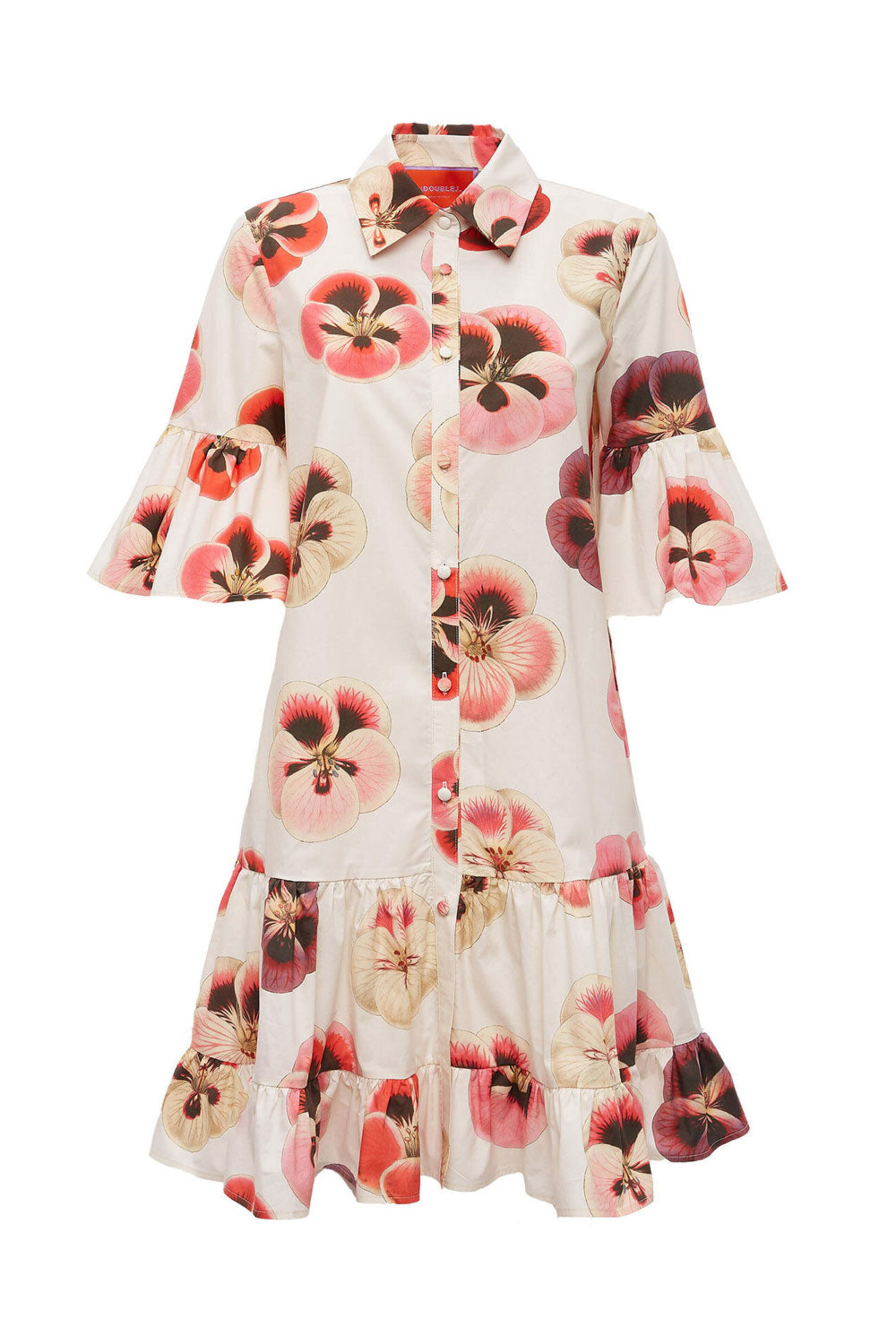 La DoubleJ - Pansy Choux Dress in Cotton Poplin