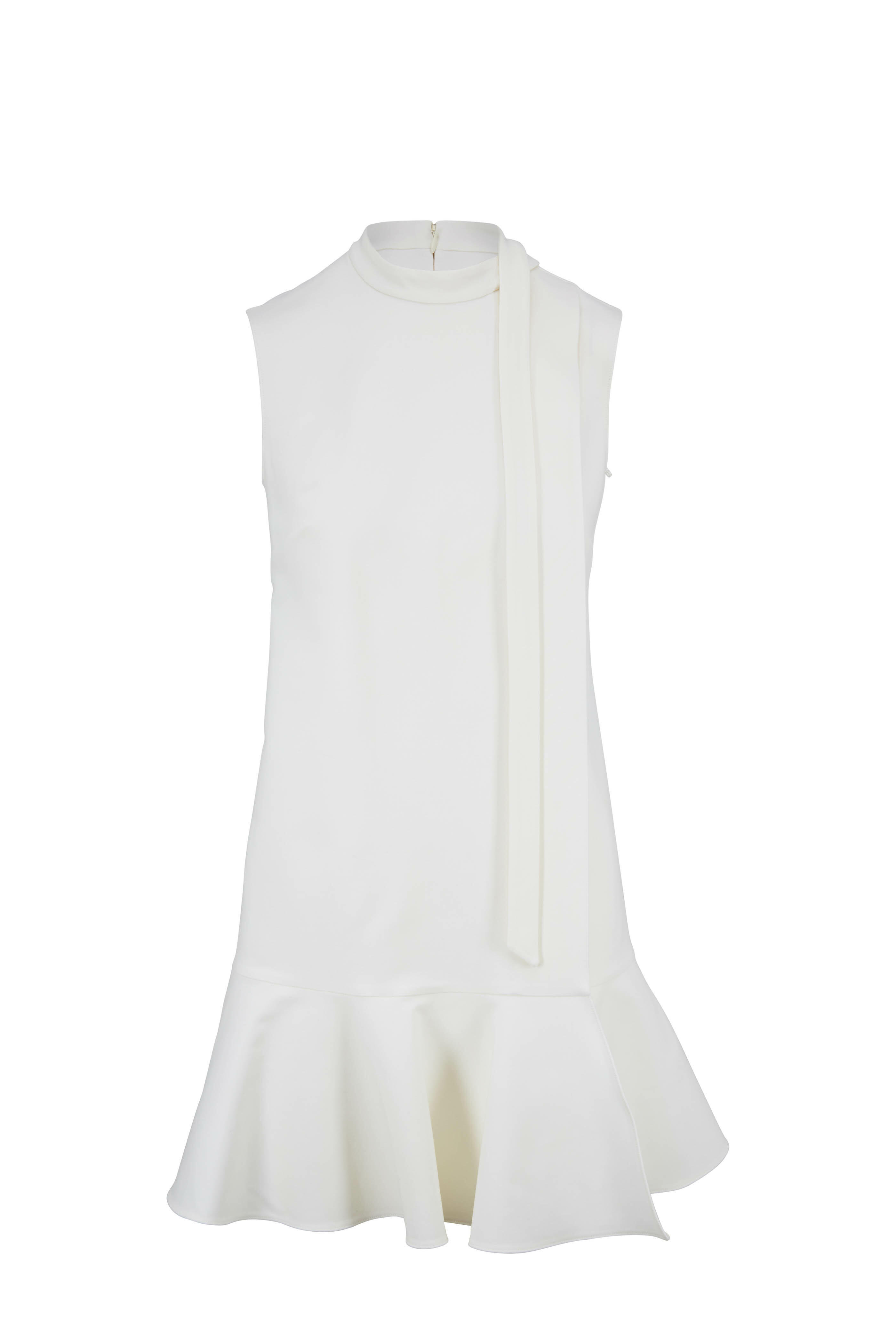 ワンピース VALENTINO IVORY WOOL BLEND DRESS Valentino Boutique Ivory Wool Dress – Anteactus