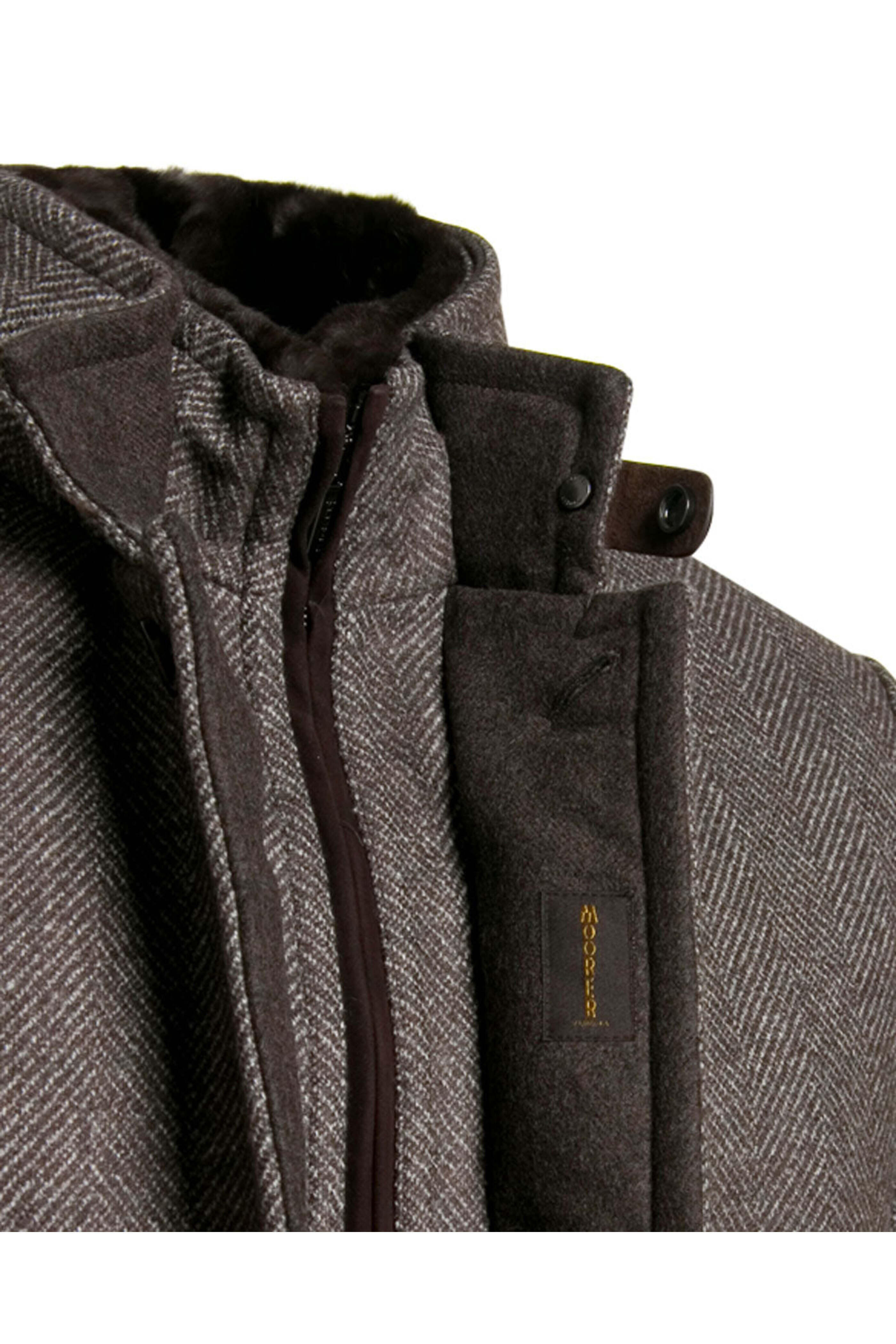 Moorer - Brown Fur Lined Bond Jacket