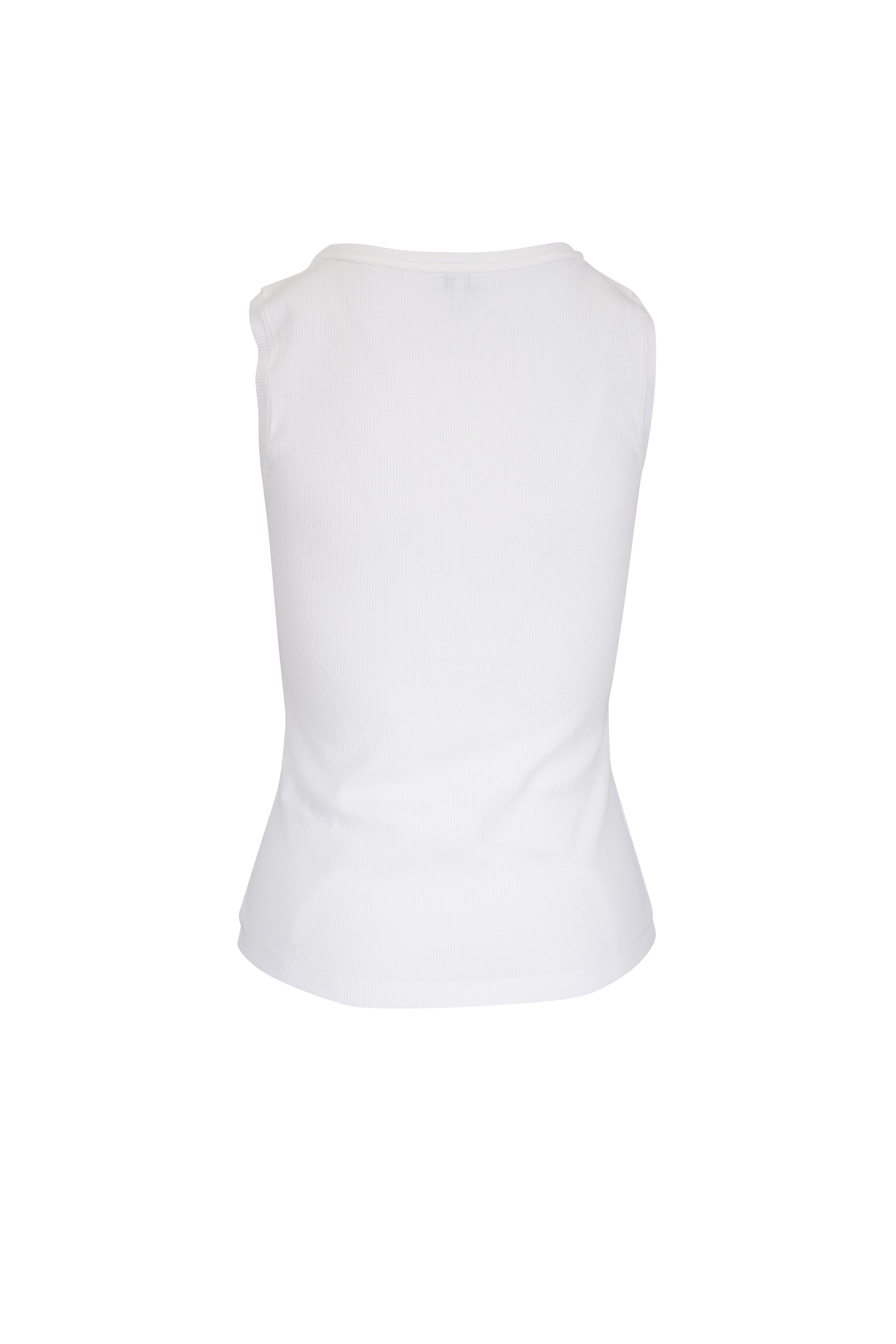 Loewe - Anagram White Ribbed Tank Top