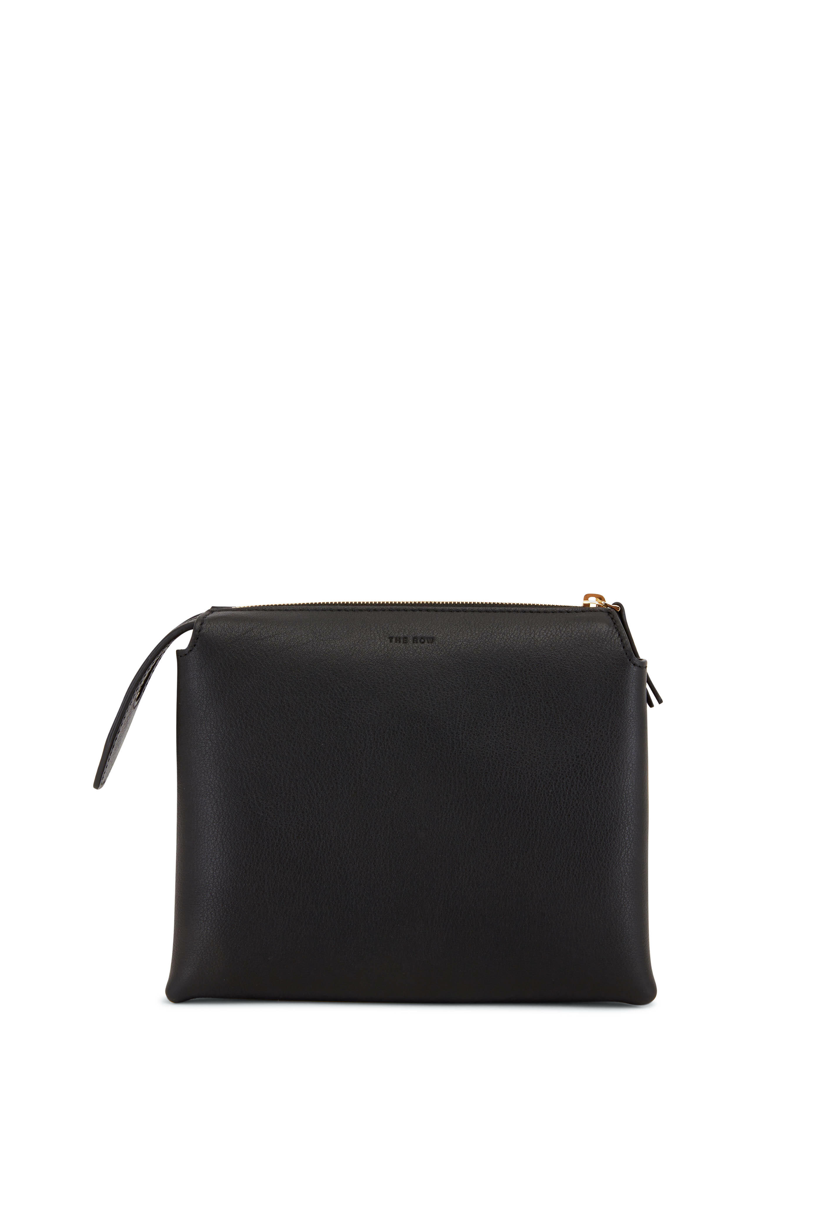 The Row - Nutwin Black Leather Mini Crossbody | Mitchell Stores