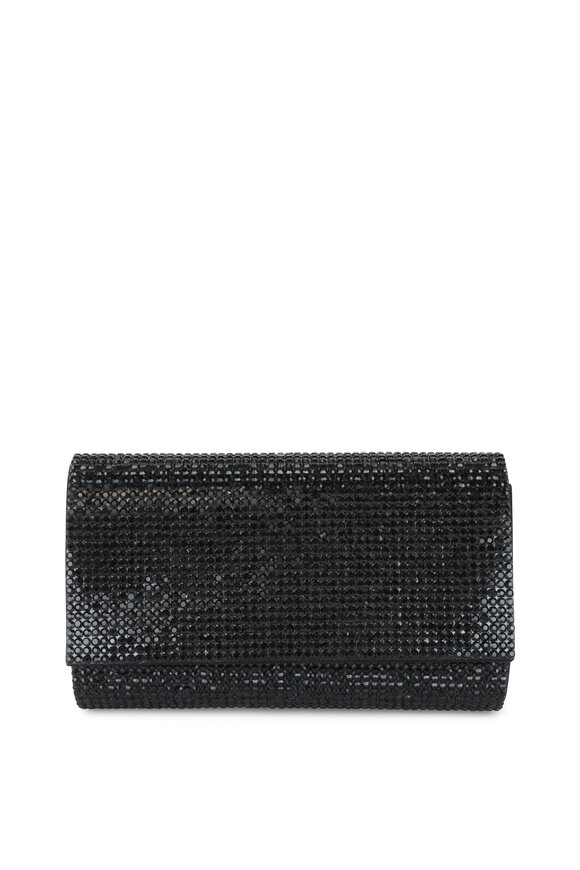 Judith Leiber Couture - Fizzy Black Full Bead Clutch