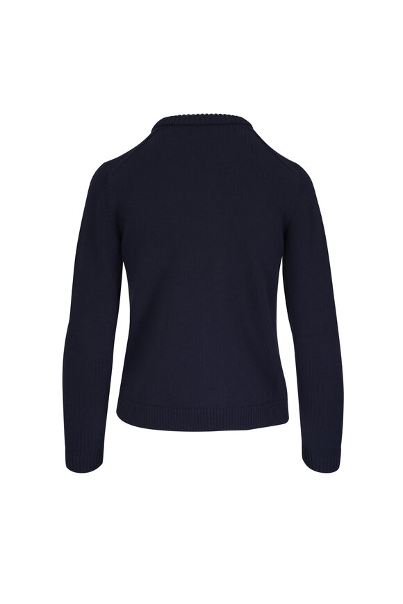 Lafayette 148 New York Ink Cotton & Silk Zip Cardigan - view 2