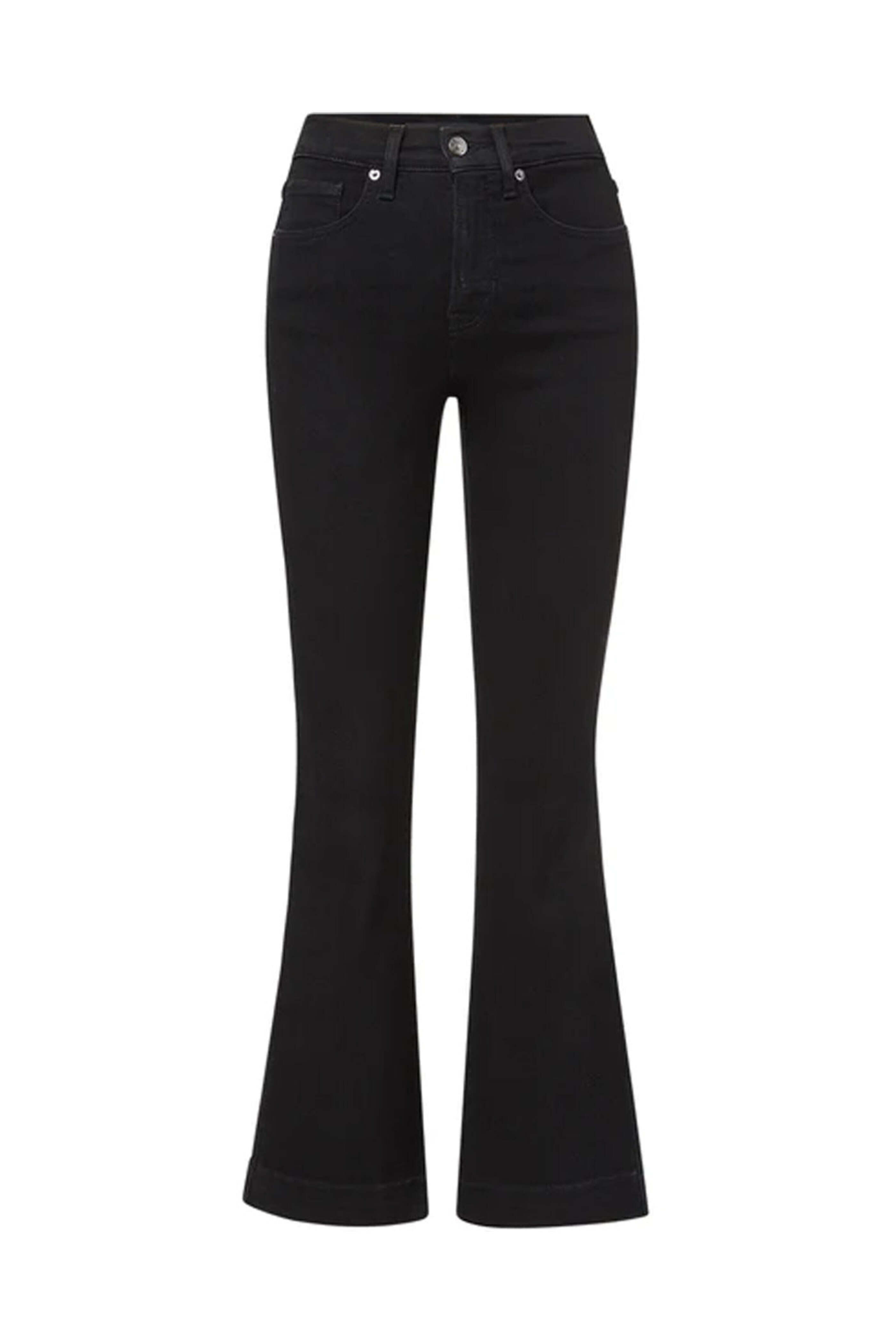 Veronica Beard - Carson High Rise Ankle Flare Jean in Onyx