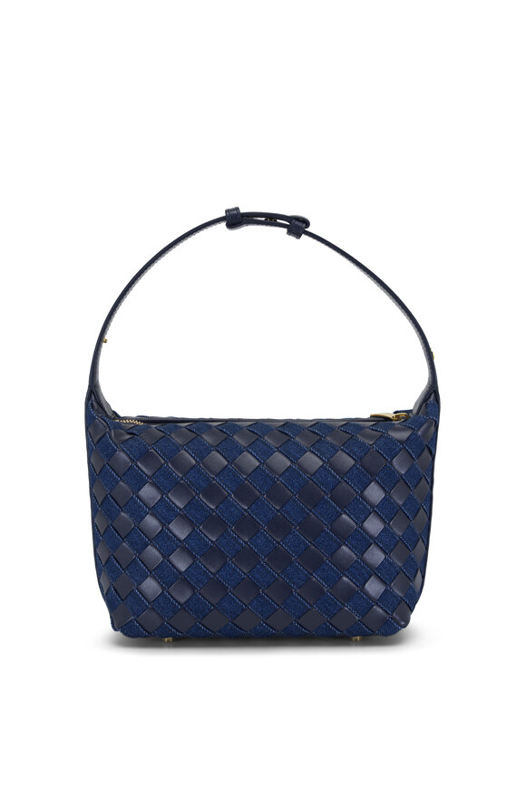 Bottega Veneta - Mini Wallace Abyss Denim & Leather Bag 