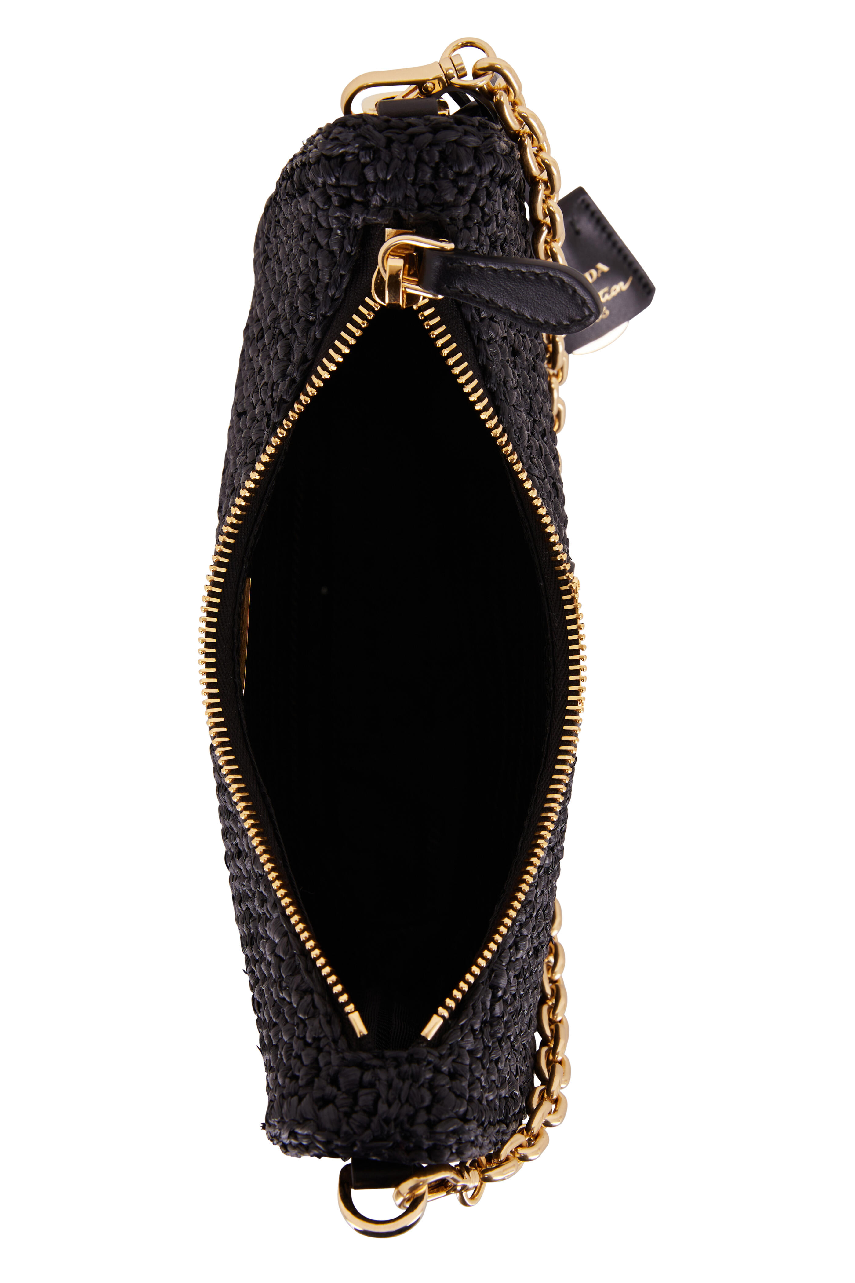 【Prada】 Black Raffia Crossbody Bag PRADA Black Re-Edition 2005 Raffia Crossbody Bag – Luxury Labels