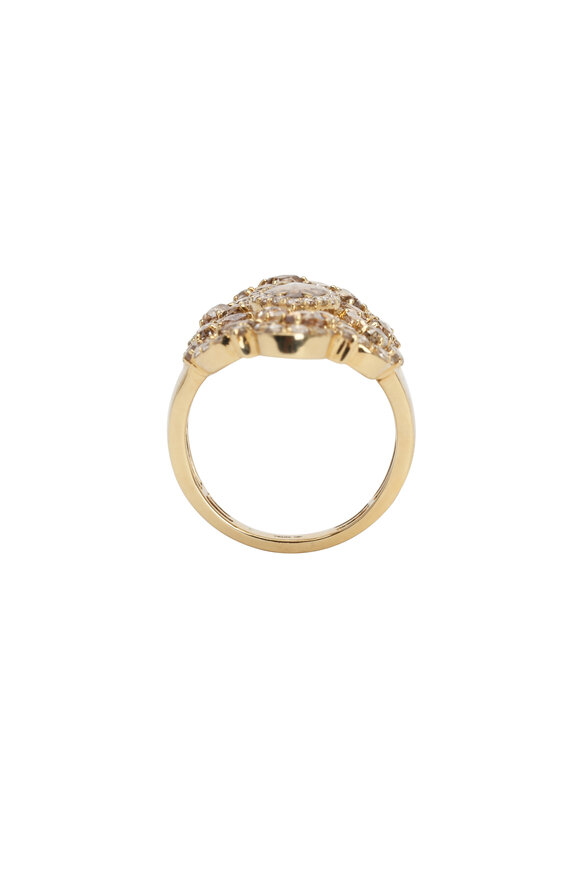 Sutra - 18K Yellow Gold Diamond Ring