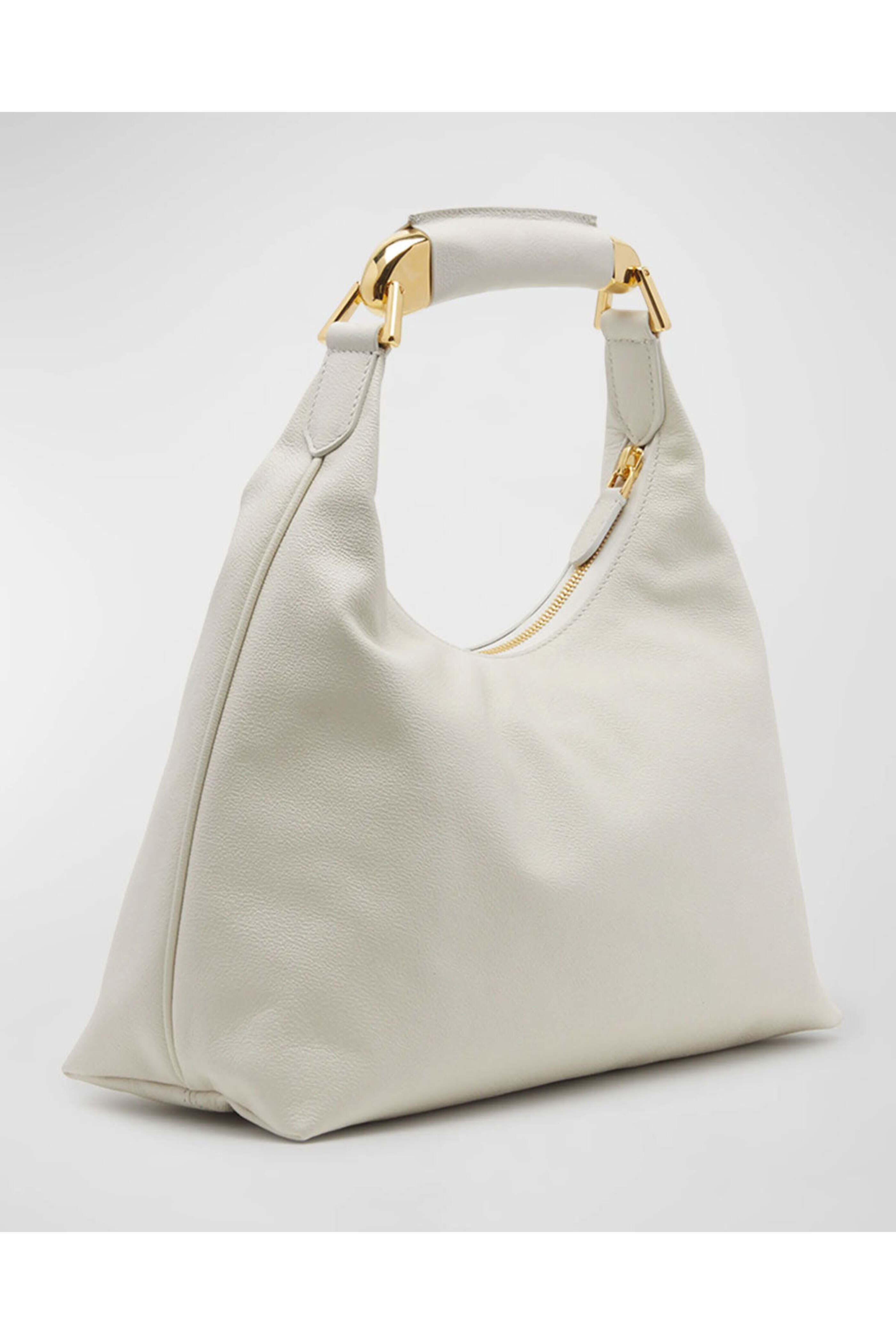 Tom Ford - Hobo Evening Bag in Chalk