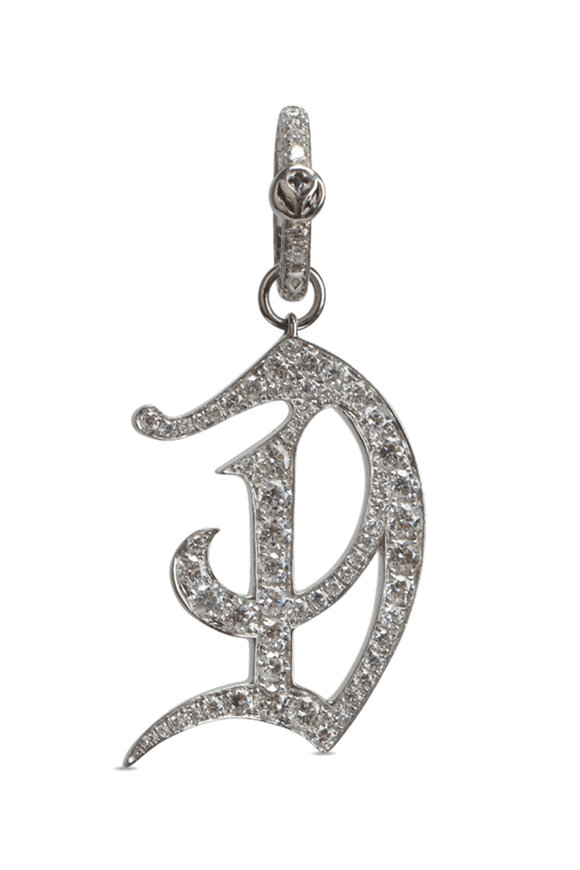 Loree Rodkin - Black Diamond Gothic Cross Pendant