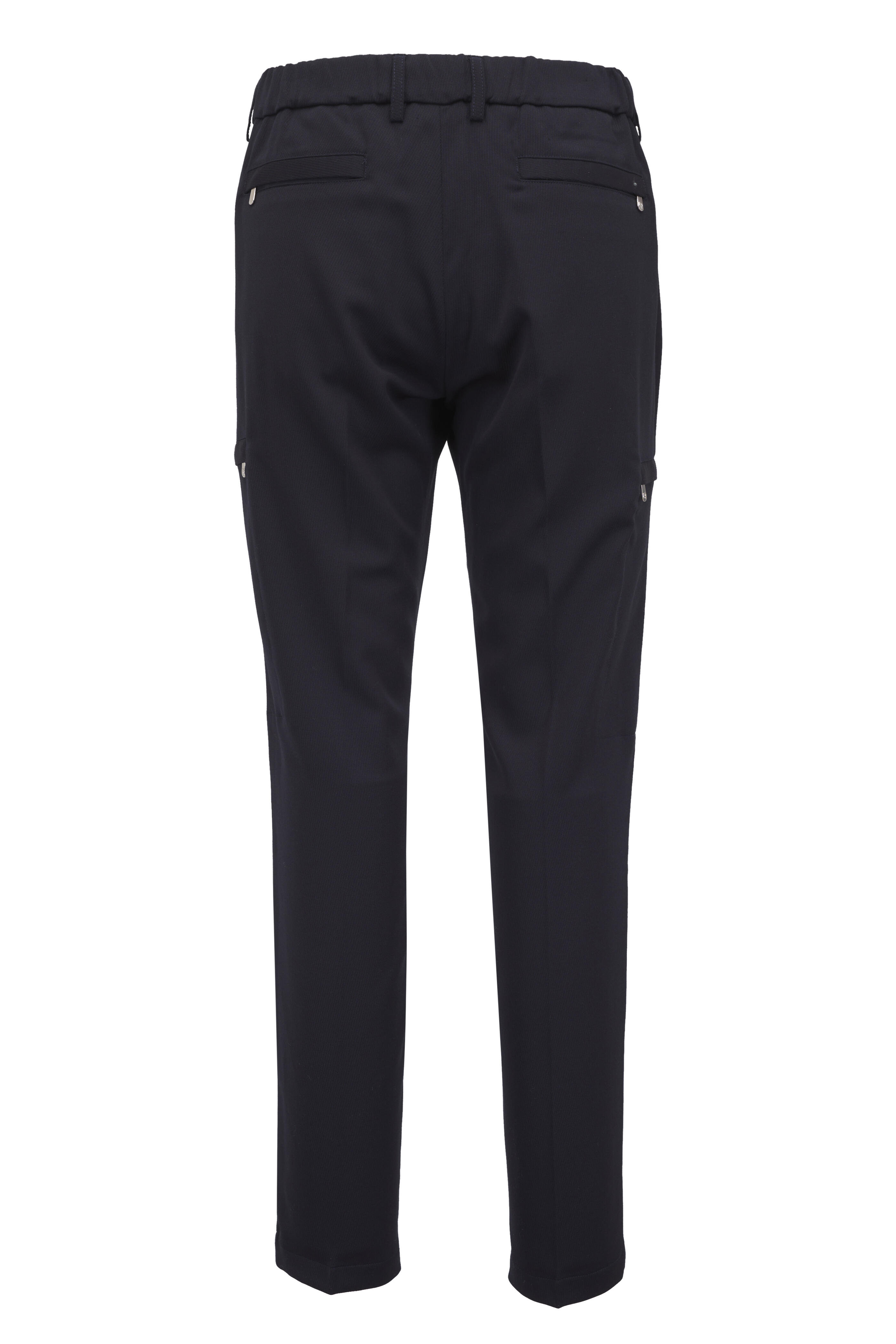 Marco Pescarolo - Navy Cavalry Twill Wool Cargo Pant