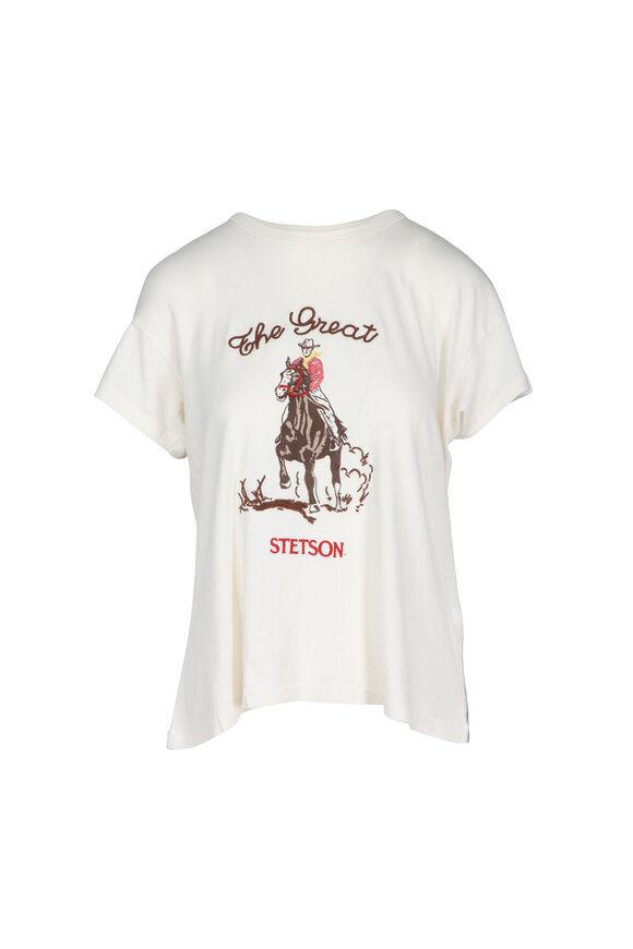 The Great The Boxy Crew Stetson Graphic T-Shirt