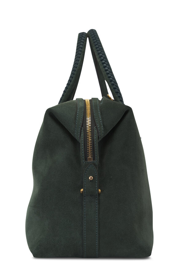 Métier - Perriand City Emerald Suede Bag