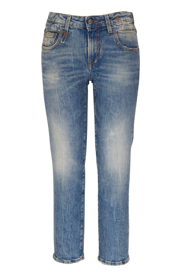 R13 Boy Straight Kelly Stretch Jeans 