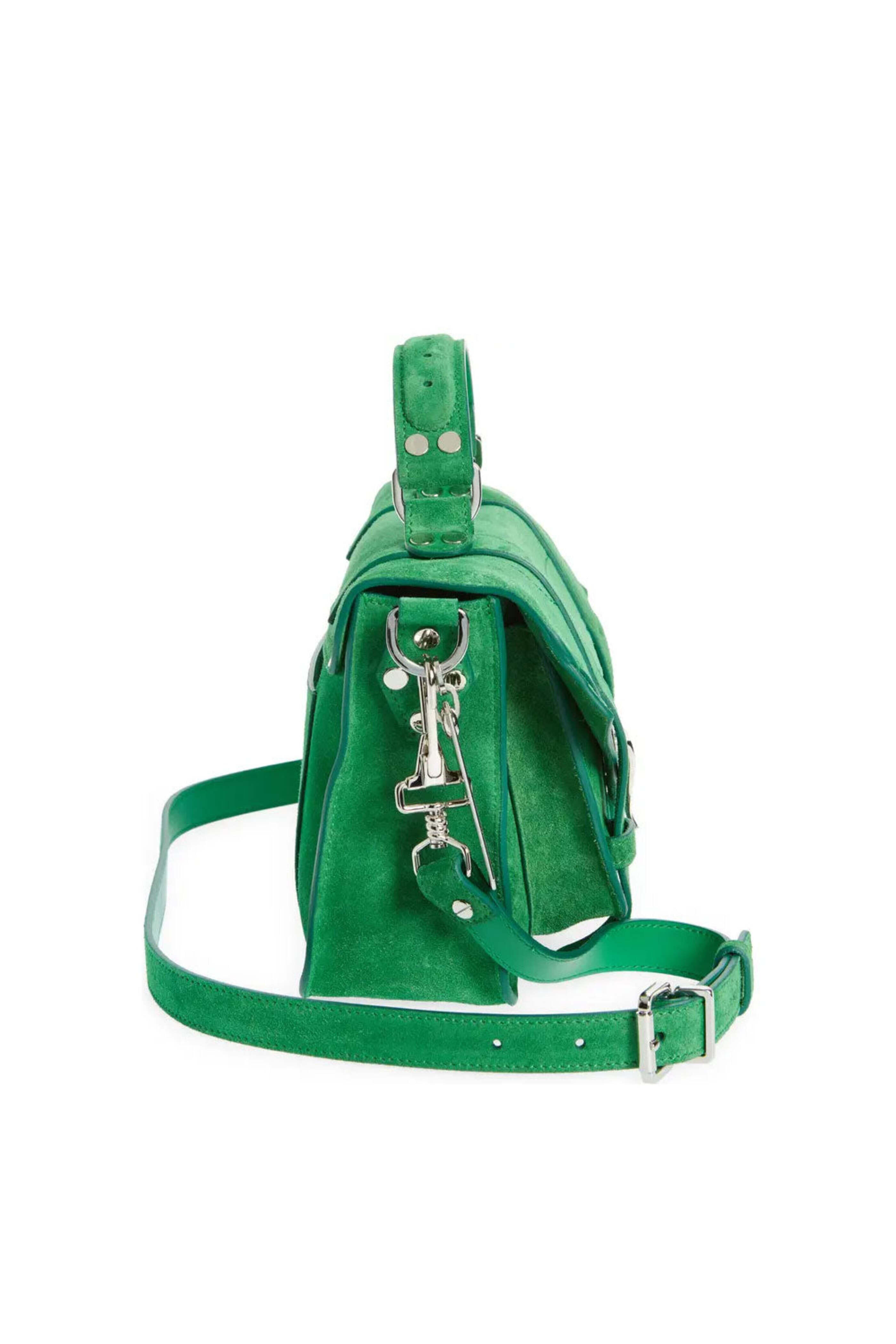 Proenza Schouler - PS1 Tiny Bag in Bottle Green Suede