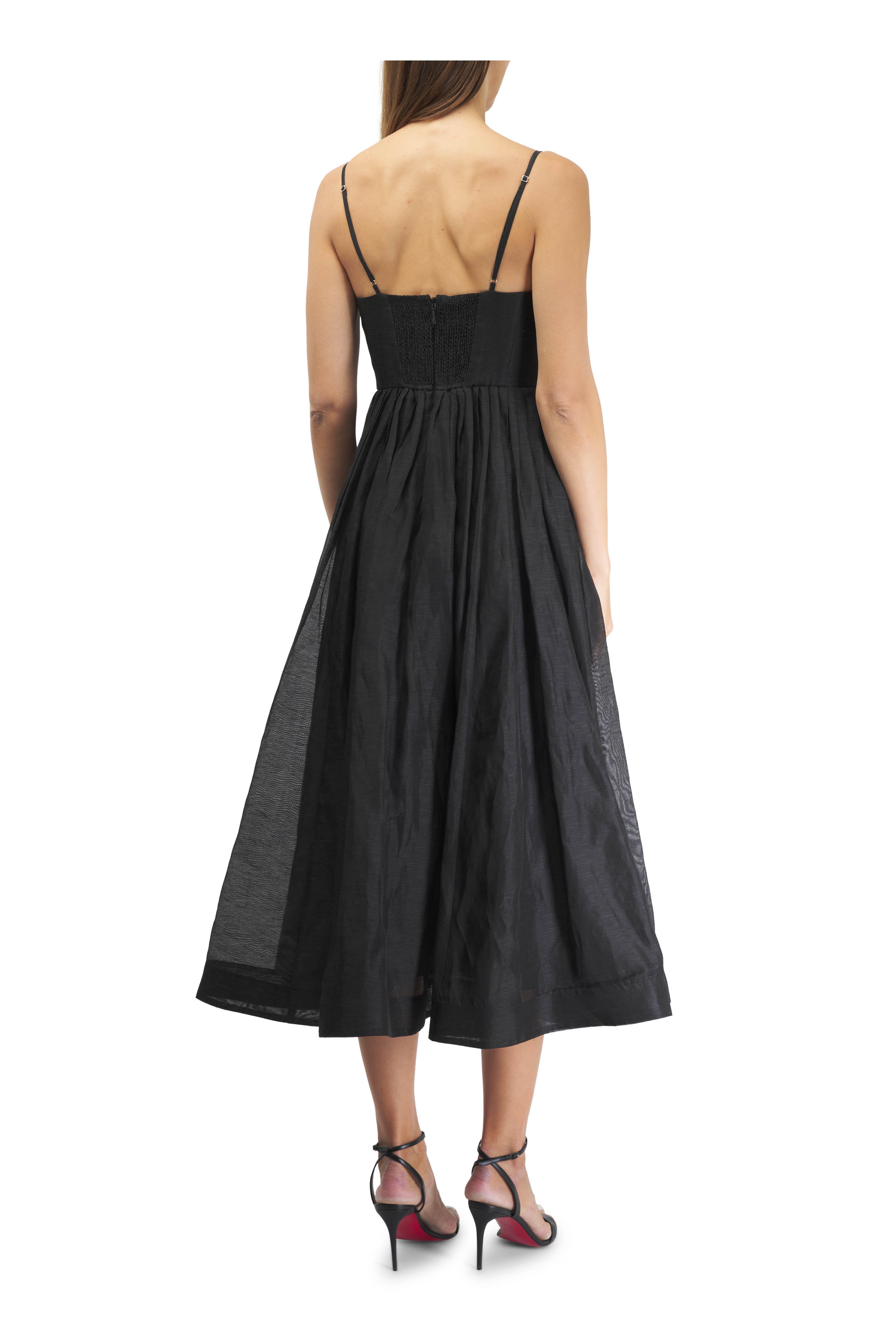 【Zimmermann】ILLUSTRATION DRAPED MIDI DRESS ドレープ ミディ Zimmermann ILLUSTRATION DRAPED MIDI DRESS | REVERSIBLE