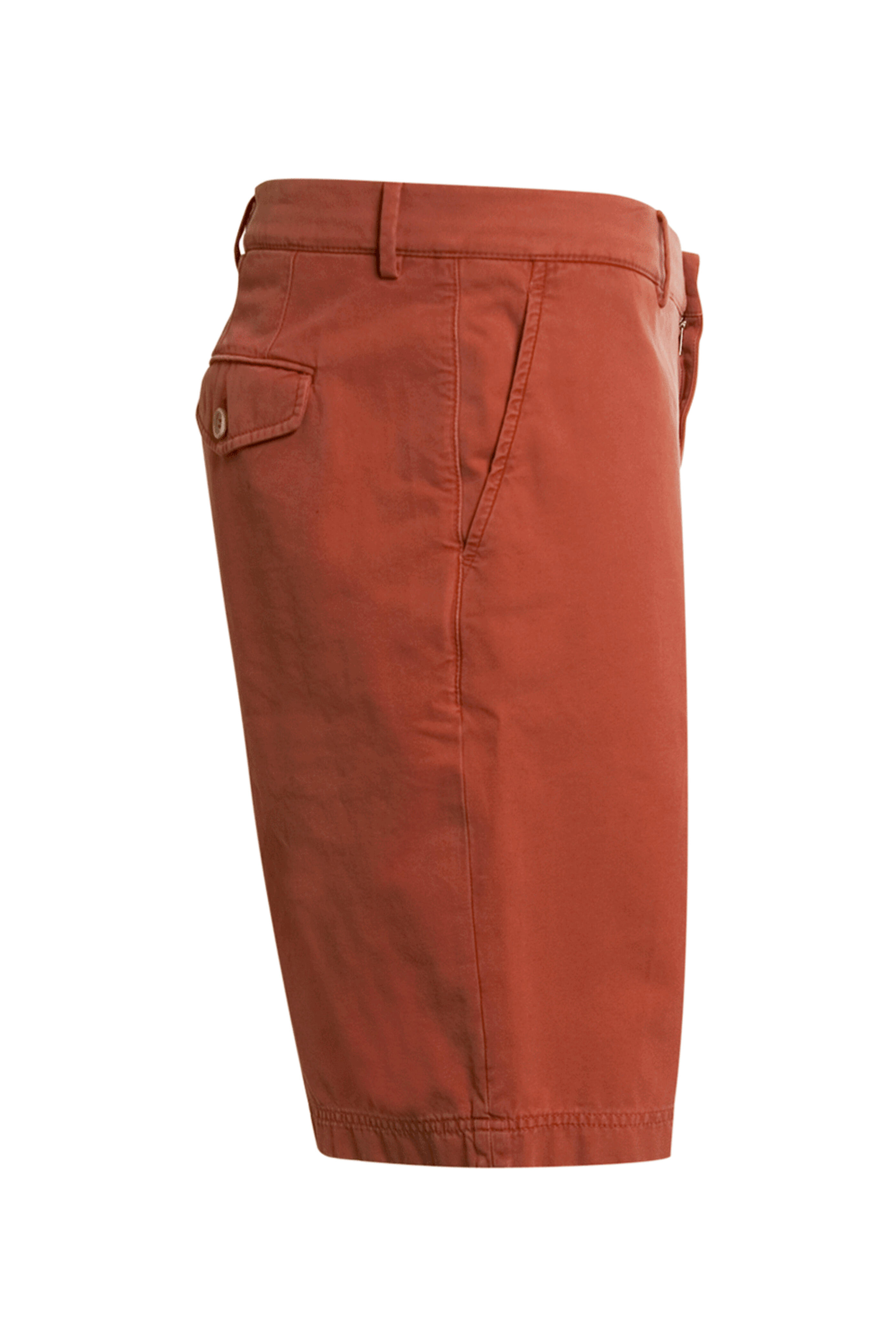 Brunello Cucinelli - Orange Cotton Bermuda Short