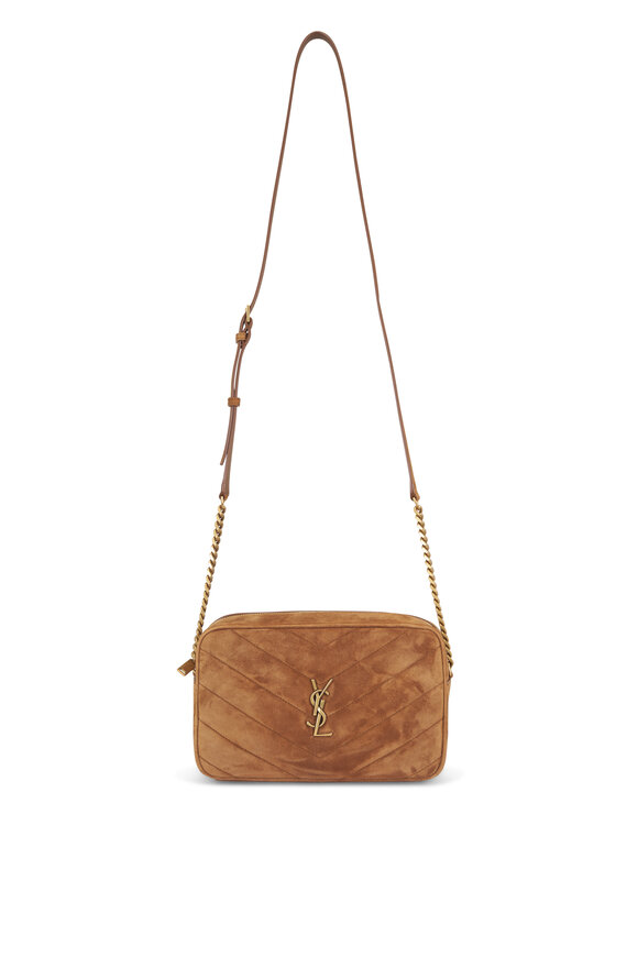 Saint Laurent Lou Lou Caramel Suede Camera Bag - view 1