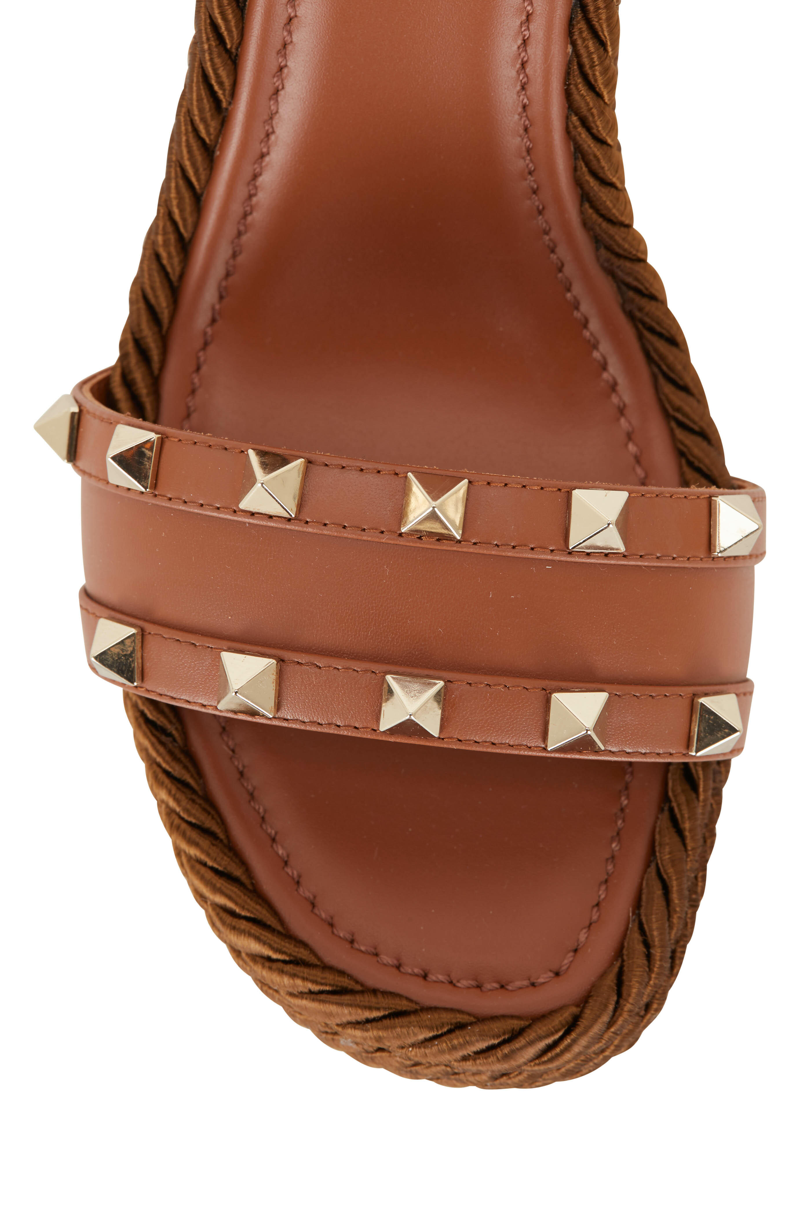 VALENTINO　パンプス ロックスタッズ ボウ エナメル スリングバックパンプス 60mm for