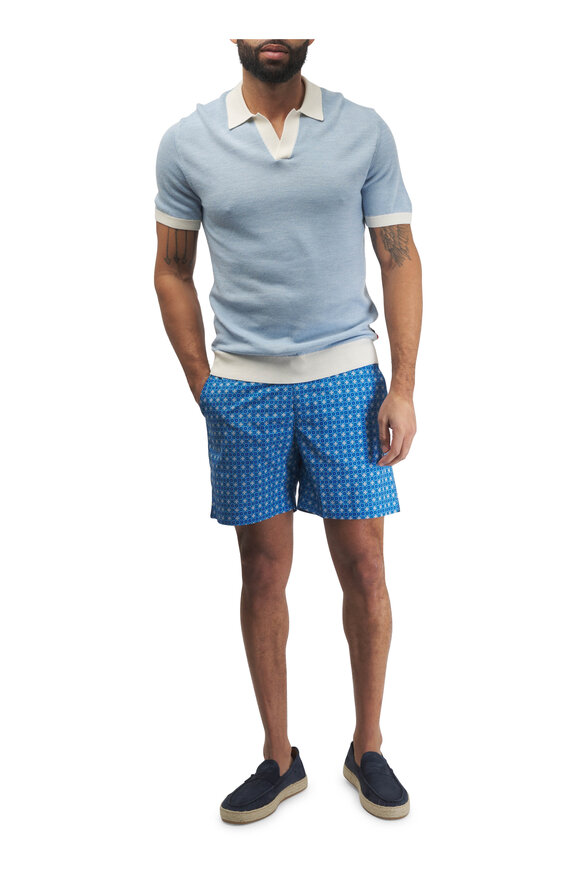 Orlebar Brown - Bulldog Dahlia Blue Swim Shorts