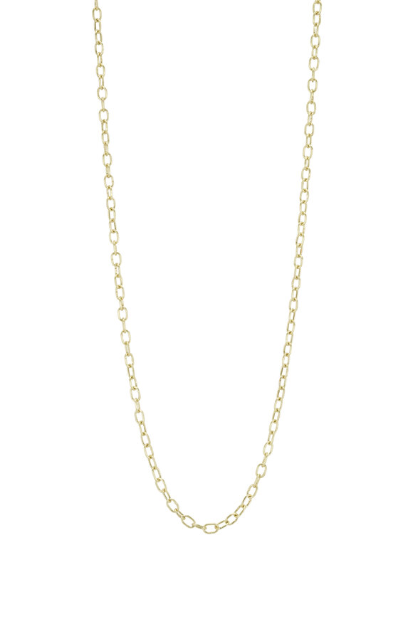 Mindy Fox Oval Link Chain Necklace