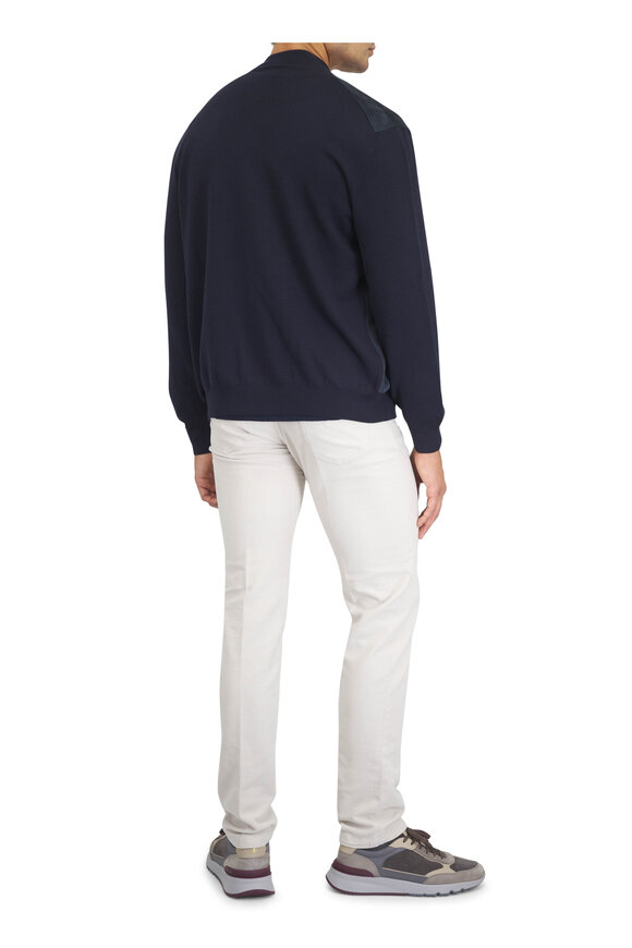 Marco Pescarolo Nerano Beige Cotton & Silk Five Pocket Pant - view 3