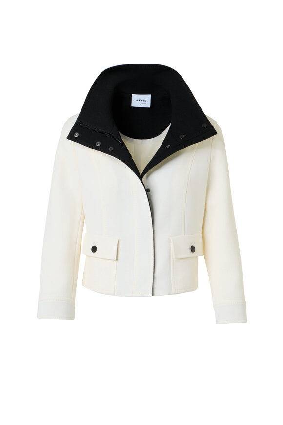 Akris Punto - Orange Signature Wool Fitted Jacket