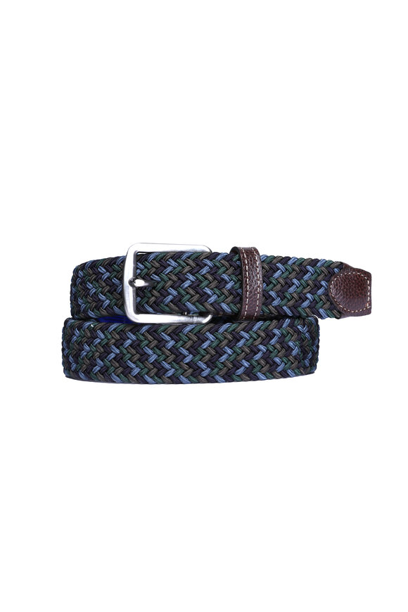 Martin Dingman Newport Dusk Woven Elastic Belt