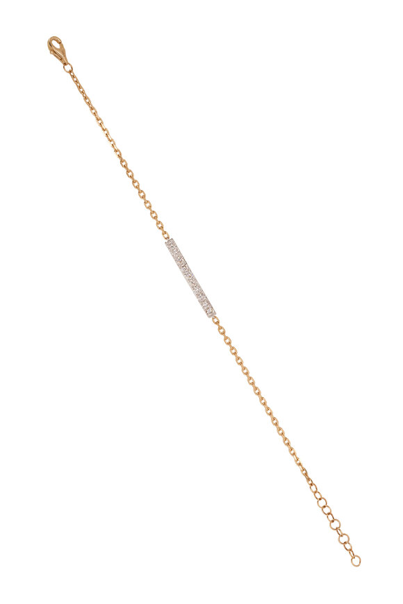 Kai Linz - Diamond & Gold Bar Bracelet 