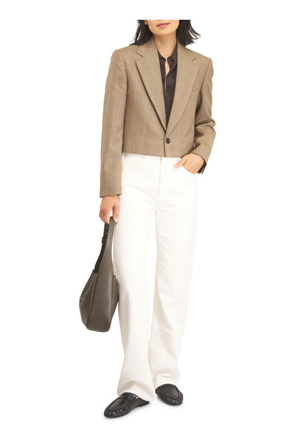 Nili Lotan Simone Brown Silk Blouse - view 2