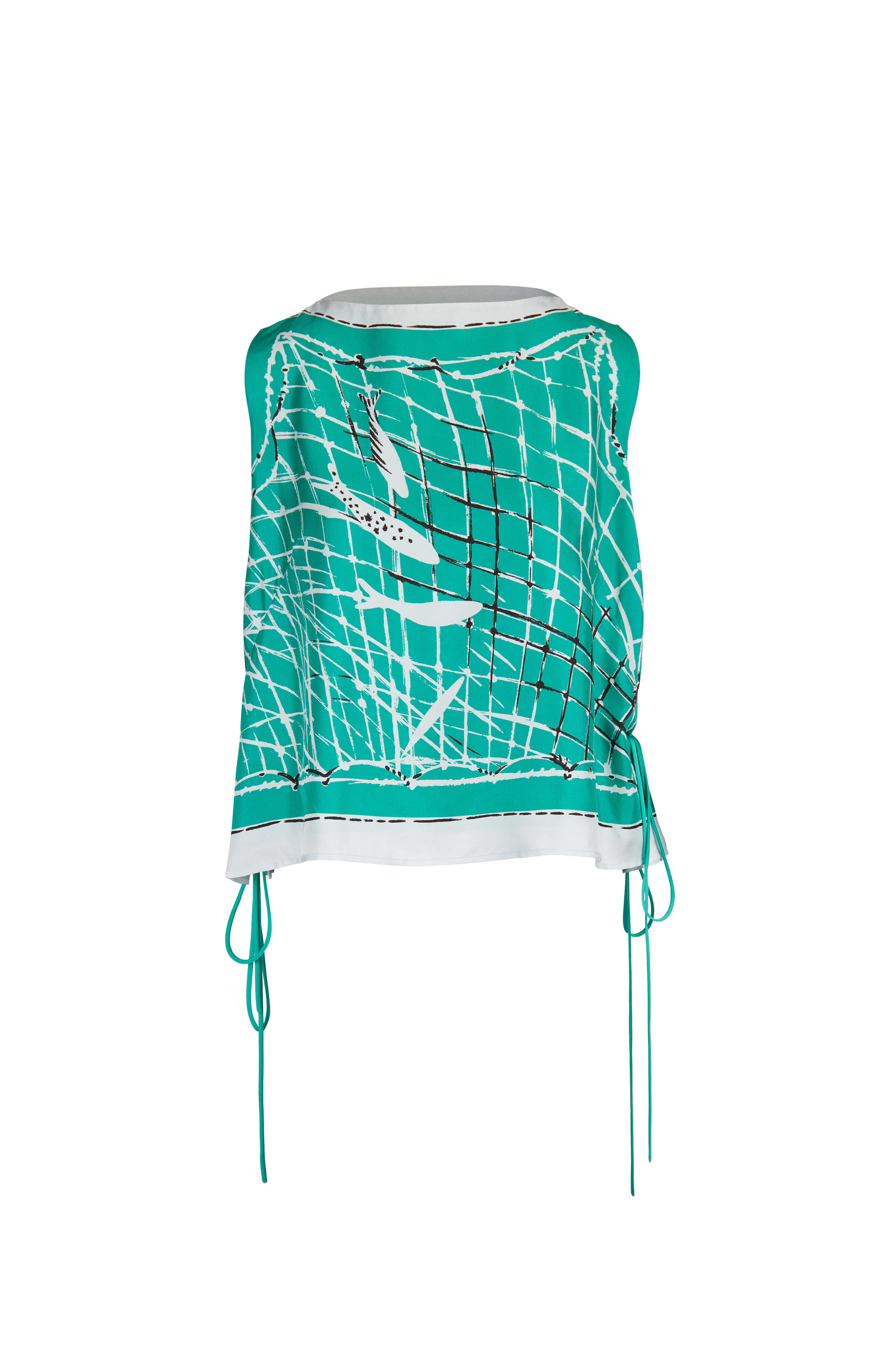 Altuzarra - Siggi Turf Fishnet Silk Top - view 1