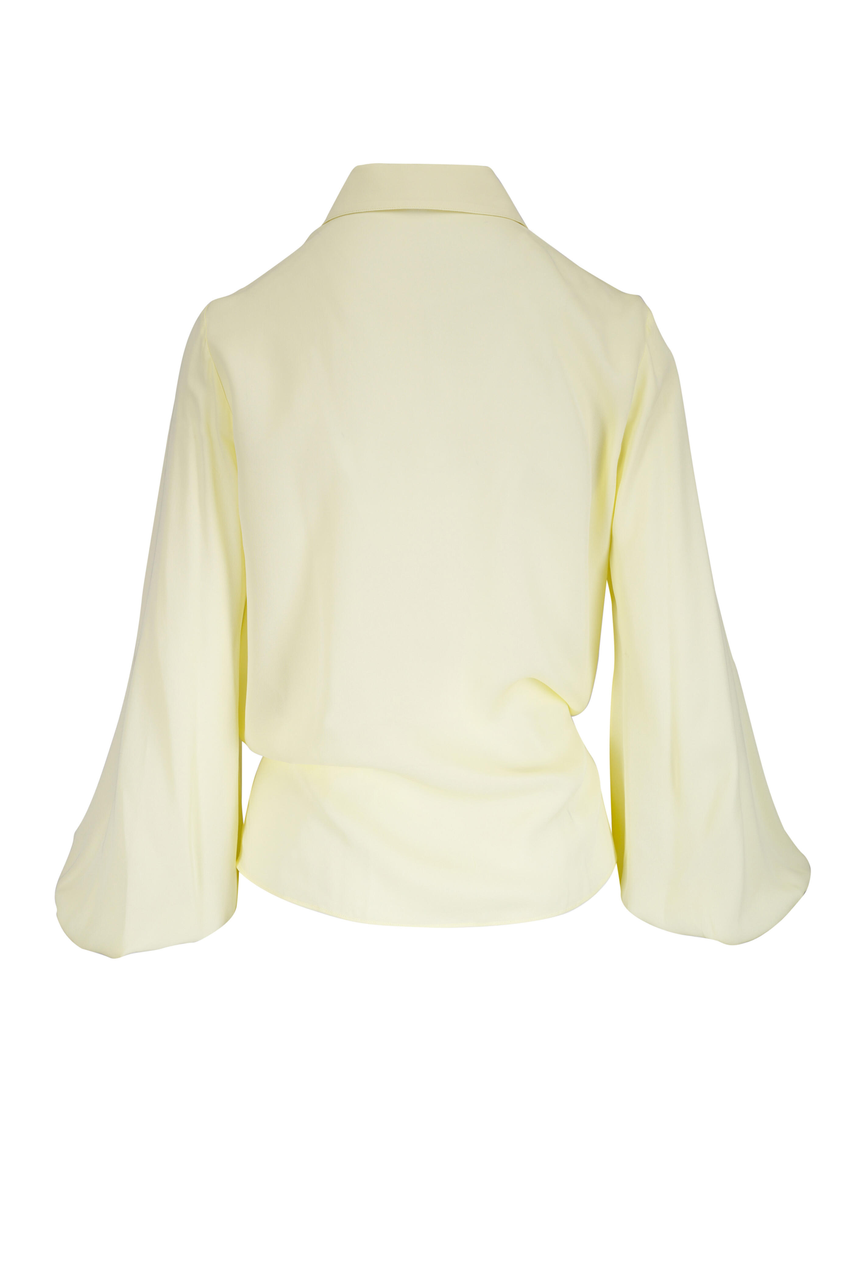 Dorothee Schumacher - Sheer Twist Lemon Silk Blouse
